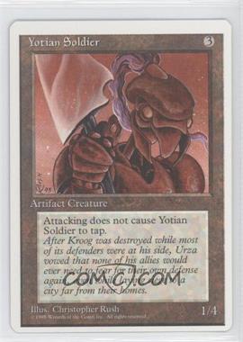 1995 Magic: The Gathering - 4th Edition - [Base] #_YOSO - Yotian Soldier