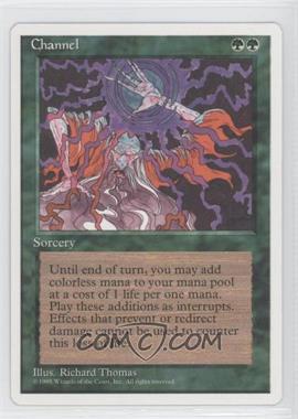 1995 Magic: The Gathering - 4th Edition - [Base] #CHAN - Channel