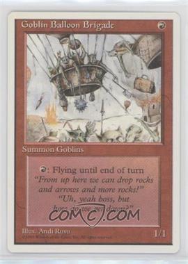 1995 Magic: The Gathering - 4th Edition - [Base] #GBBR - Goblin Balloon Brigade