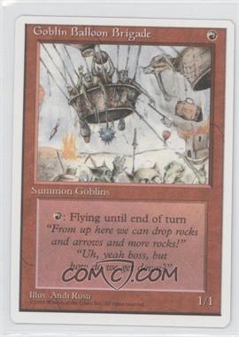 1995 Magic: The Gathering - 4th Edition - [Base] #GBBR - Goblin Balloon Brigade