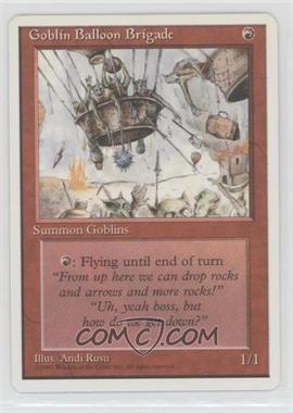 1995 Magic: The Gathering - 4th Edition - [Base] #GBBR - Goblin Balloon Brigade