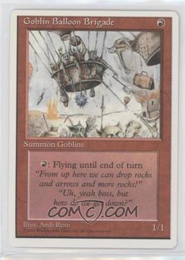 1995 Magic: The Gathering - 4th Edition - [Base] #GBBR - Goblin Balloon Brigade