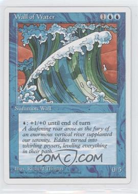 1995 Magic: The Gathering - 4th Edition - [Base] #WAWA.1 - Wall of Water