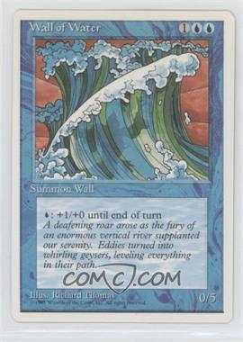 1995 Magic: The Gathering - 4th Edition - [Base] #WAWA.1 - Wall of Water