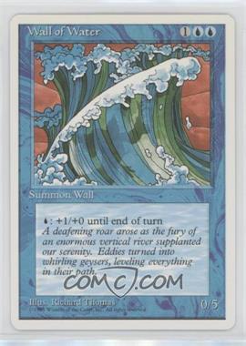 1995 Magic: The Gathering - 4th Edition - [Base] #WAWA.1 - Wall of Water