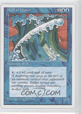 1995 Magic: The Gathering - 4th Edition - [Base] #WAWA.1 - Wall of Water