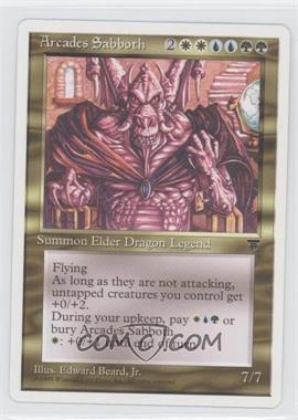 1995 Magic: The Gathering - Chronicles - White Border [Base] #_ARSA - Arcades Sabboth (Legends Reprints)