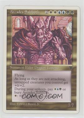 1995 Magic: The Gathering - Chronicles - White Border [Base] #_ARSA - Arcades Sabboth (Legends Reprints)