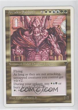 1995 Magic: The Gathering - Chronicles - White Border [Base] #_ARSA - Arcades Sabboth (Legends Reprints)