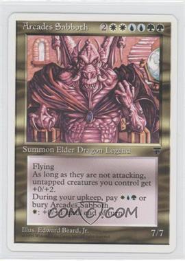 1995 Magic: The Gathering - Chronicles - White Border [Base] #_ARSA - Arcades Sabboth (Legends Reprints)