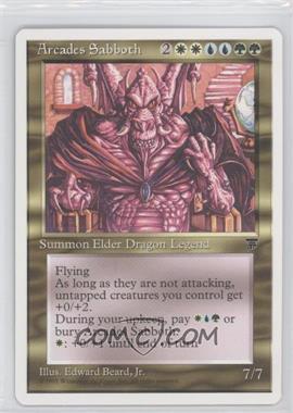 1995 Magic: The Gathering - Chronicles - White Border [Base] #_ARSA - Arcades Sabboth (Legends Reprints)