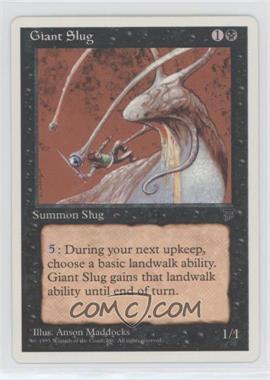 1995 Magic: The Gathering - Chronicles - White Border [Base] #_GISL - Legends Reprints - Giant Slug