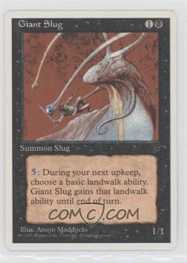 1995 Magic: The Gathering - Chronicles - White Border [Base] #_GISL - Legends Reprints - Giant Slug