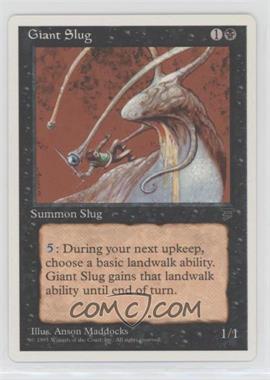 1995 Magic: The Gathering - Chronicles - White Border [Base] #_GISL - Legends Reprints - Giant Slug