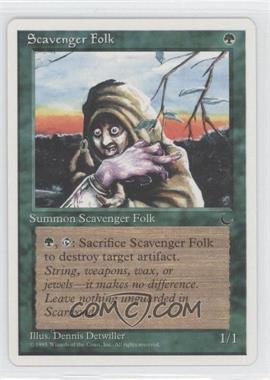 1995 Magic: The Gathering - Chronicles - White Border [Base] #_SCFO - Scavenger Folk (The Dark Reprints)