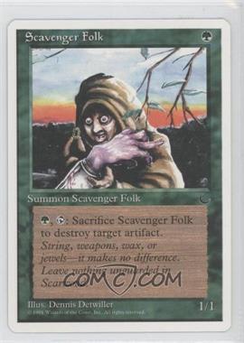 1995 Magic: The Gathering - Chronicles - White Border [Base] #_SCFO - Scavenger Folk (The Dark Reprints)