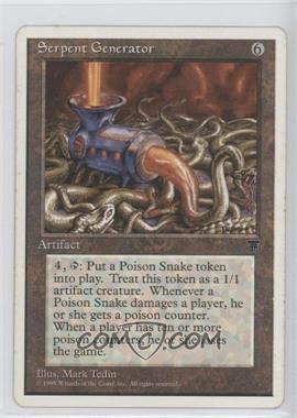 1995 Magic: The Gathering - Chronicles - White Border [Base] #_SEGE - Serpent Generator (Legends Reprints) [Noted]