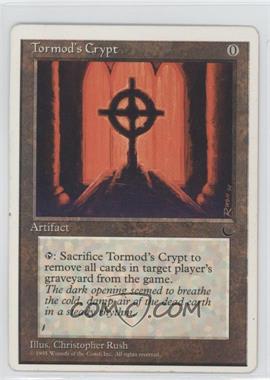 1995 Magic: The Gathering - Chronicles - White Border [Base] #_TOCR - Tormod's Crypt (The Dark Reprints) [Noted]