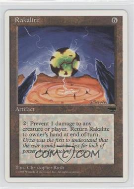 1995 Magic: The Gathering - Chronicles - White Border [Base] #RAKA - Antiquities Reprints - Rakalite