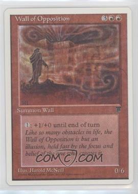 1995 Magic: The Gathering - Chronicles - White Border [Base] #WAOP - Wall of Opposition (Legends Reprints)