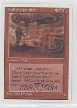 1995 Magic: The Gathering - Chronicles - White Border [Base] #WAOP - Wall of Opposition (Legends Reprints)