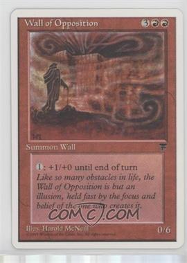 1995 Magic: The Gathering - Chronicles - White Border [Base] #WAOP - Wall of Opposition (Legends Reprints)