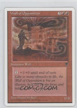 1995 Magic: The Gathering - Chronicles - White Border [Base] #WAOP - Wall of Opposition (Legends Reprints)