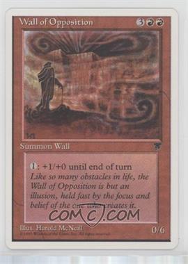 1995 Magic: The Gathering - Chronicles - White Border [Base] #WAOP - Wall of Opposition (Legends Reprints)