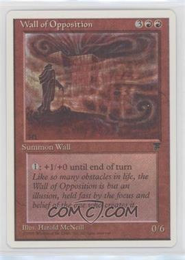 1995 Magic: The Gathering - Chronicles - White Border [Base] #WAOP - Wall of Opposition (Legends Reprints)