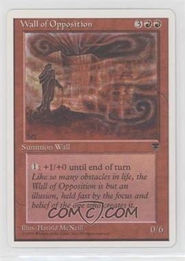 1995 Magic: The Gathering - Chronicles - White Border [Base] #WAOP - Wall of Opposition (Legends Reprints)