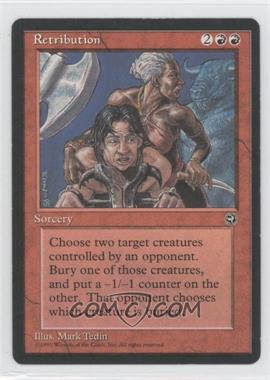 1995 Magic: The Gathering - Homelands - [Base] #RETR - Retribution