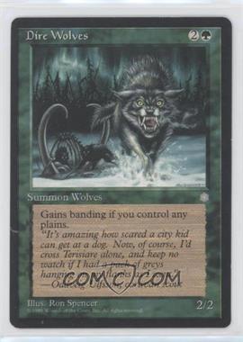 1995 Magic: The Gathering - Ice Age - [Base] #_DIWO - Dire Wolves