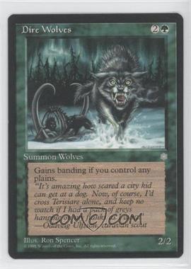 1995 Magic: The Gathering - Ice Age - [Base] #_DIWO - Dire Wolves