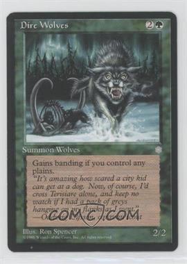 1995 Magic: The Gathering - Ice Age - [Base] #_DIWO - Dire Wolves