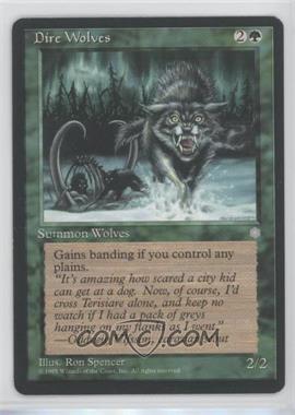 1995 Magic: The Gathering - Ice Age - [Base] #_DIWO - Dire Wolves