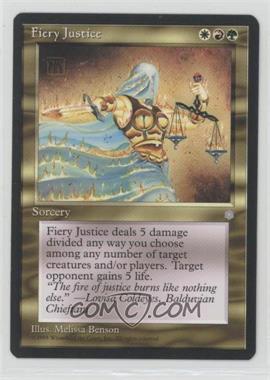 1995 Magic: The Gathering - Ice Age - [Base] #_FIJU - Fiery Justice