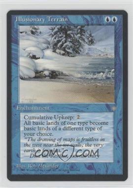 1995 Magic: The Gathering - Ice Age - [Base] #_ILTE - Illusionary Terrain