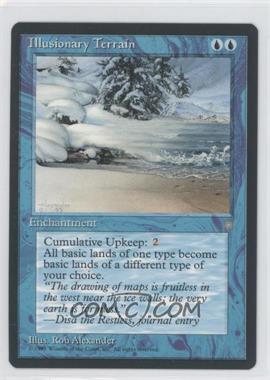 1995 Magic: The Gathering - Ice Age - [Base] #_ILTE - Illusionary Terrain