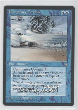 1995 Magic: The Gathering - Ice Age - [Base] #_ILTE - Illusionary Terrain
