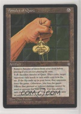 1995 Magic: The Gathering - Ice Age - [Base] #AMQU - Amulet of Quoz