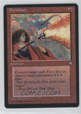 1995 Magic: The Gathering - Ice Age - [Base] #PYRO - Pyroblast