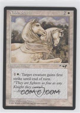 1996 Magic: The Gathering - Alliances - [Base] #_NOST.1 - Noble Steeds