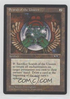 1996 Magic: The Gathering - Alliances - [Base] #SCUN - Scarab of the Unseen
