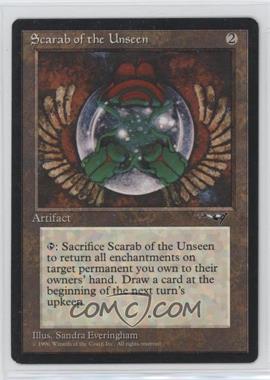 1996 Magic: The Gathering - Alliances - [Base] #SCUN - Scarab of the Unseen