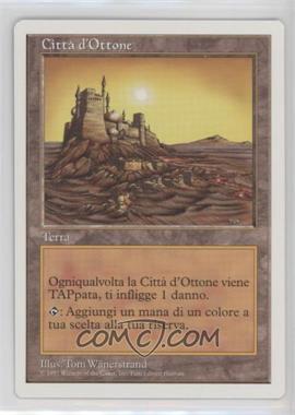 1997 Magic: The Gathering - 5th Edition - [Base] - Italian #CIBR - City of Brass