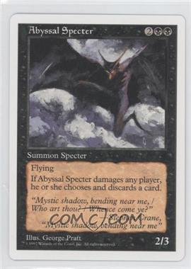 1997 Magic: The Gathering - 5th Edition - [Base] #_ABSP - Abyssal Specter