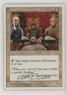 1997 Magic: The Gathering - 5th Edition - [Base] #_AYBU - Aysen Bureaucrats