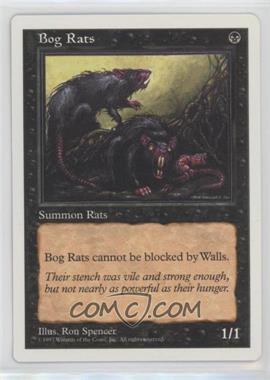 1997 Magic: The Gathering - 5th Edition - [Base] #_BORA - Bog Rats