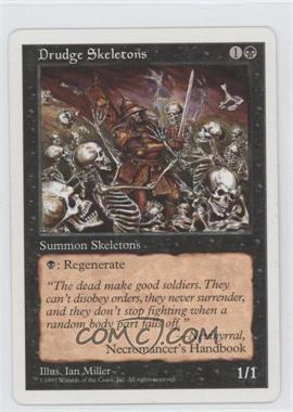 1997 Magic: The Gathering - 5th Edition - [Base] #_DRSK - Drudge Skeletons