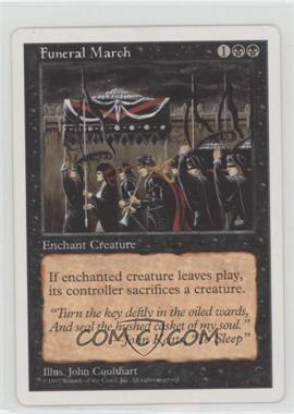 1997 Magic: The Gathering - 5th Edition - [Base] #_FUMA - Funeral March